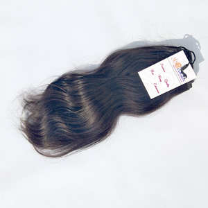 ผมสานนุ่มเนียนกัมพูชาดิบหยักต่อผม,สีธรรมชาติกัมพูชาดิบกระดูกตรงเวอร์จินผมรวมกลุ่ม - Product Image 5