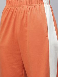 Nueva llegada de ropa deportiva personalizada para mujer, sudadera de manga larga de alta calidad con cremallera de cuarto 1/4, pantalones a rayas con cremallera, chándal - Product Image 6