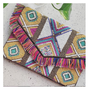 Bolso de mano tipo sobre, bolso de mano indio, para fiesta nocturna - Product Image 3