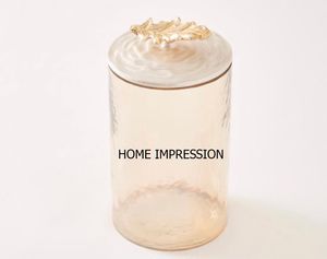 ชามแก้วใสสำหรับตกแต่งโต๊ะรับประทานอาหารทำจากโลหะแบบแฟนซีฐานดีไซน์แบบโบราณใหม่ - Product Image 3