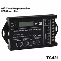 Controlador de led rgb para detección de sonido tuya controlador de led con micrófono tc421 wifi led controlador de tiempo programable