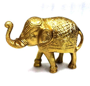 Elefante de aluminio Decoración de animales para el hogar Regalo de mesa Artículo decorativo para el hogar - Product Image 3