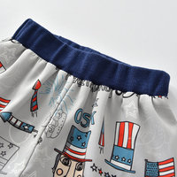 Conjunto de Ropa de Verano y Primavera para Niños, 100% Algodón, Camiseta de Manga Corta para Bebé, Estampado Informal, Color Personalizable, Servicio OEM