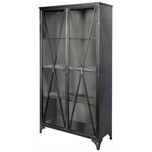 Gabinete de hierro personalizado de la mejor calidad del fabricante indio, muebles de sala de estar ajustables de estilo antiguo moderno para oficina en casa - Product Image 1