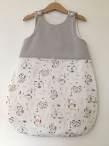 Nouveauté bébé garçon coton à manches courtes sac de couchage portable bambou coton sac de couchage pour bébé 0-6 mois - Product Image 3