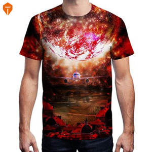 Mens Cotton Plain Lightning Patchwork Home Casual Loose T-Shirt - Product Image 3