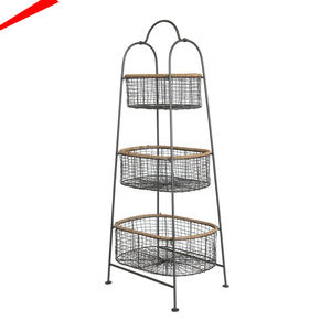 3 niveles de hierro cesta de almacenamiento - Product Image 3