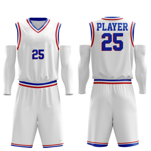 Costume de basket-ball Double face, respirant et à séchage rapide, professionnel, vente en gros, uniforme de sport pour hommes - Product Image 6