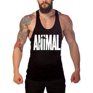 Gran oferta camiseta sin mangas para hombres Fitness culturismo gimnasio camiseta chaleco logotipo personalizado Atlético hombres camisetas sin mangas - Product Image 1