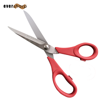 Gunting Kain Profesional Taiwan Baru, Tepi Halus, Pegangan Ergonomis, Baja Anti Karat Jepang 420J2, 2 1/2, Tangan Kanan, Merah