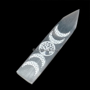 ไม้กายสิทธิ์นวดจักระ selenite | ไม้กายสิทธิ์รักษาผลิตภัณฑ์ fengshui - Product Image 1