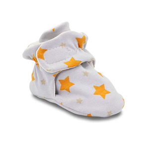 Bottines pour bébé Zutano en coton biologique à taille personnalisée pour l'hiver marque privée chaussons pour nouveaux-nés chaussons pour bébés filles en coton biologique OEM - Product Image 1
