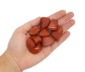 Wholesale High Quality Natural Red Jasper Tumble Stone For Healing Home Decoration From India