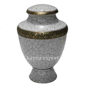 Nouvelle conception d'urne funéraire pour adultes en marbre fini avec gravure, belle urne pour les cendres d'un être cher, design unique, meilleures urnes - Product Image 1