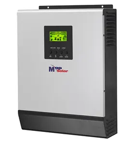 Inverter Gelombang Sinus Murni, 1200W 12V 220V dengan Pengisi Daya Baterai + Pengisi Daya Tenaga Surya dari Grid Solar Inverter