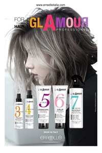 GLAMOUR Crème Coiffante 6-en-1 200ml Acide Hyaluronique Hydratant Traitement Capillaire Thermo-Protecteur Anti-Frisottis Concentré - Product Image 3