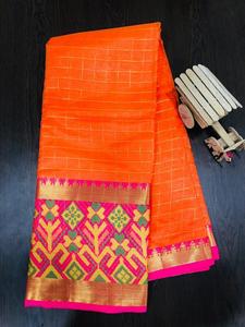 Attrayant femmes vêtements de mariage travail imprimé numérique avec coton soie Saree et chemisier non cousu couleur jaune meilleur prix Surat ethnique - Product Image 3