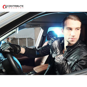 Guantes de trabajo de cuero de vaca duraderos, guantes mecánicos de seguridad para conducir en invierno - Product Image 6