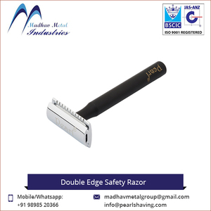 Wholesale Price Grooming Product Durable Quality Brass Anti-Corrosive Double <b>Edge</b> Safety Razor Stainless Steel Blade for Men - Product Image 5