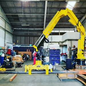 Grúa hidráulica marina, brazo plegable, alta carga, envío rápido - Product Image 2