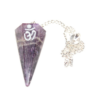 ¡Amatista Om péndulos | Amatista Om péndulos para la venta | Amatista Om péndulos en línea - Product Image 1
