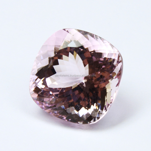 Natural Oval <b>Rectangular</b> Pink & Peachy Morganite Faceted Cut Loose Precious Healing Gemstones in Calibrated Size Certified Stone - Product Image 4
