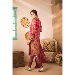 Abiti Tradizionali Pakistani per Donne, 100% Cotone, Ultima Collezione <span class=keywords><strong>KPK</strong></span>, Abbigliamento Musulmano - Product Image 3