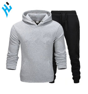 2025 nouvelle mode marque fermeture éclair grande taille hommes sweats à capuche de sport pantalons de survêtement vêtements 2 pièces Slim Fit survêtement ensemble - Product Image 4