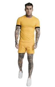 ขายส่งฤดูร้อนที่กำหนดเองสวมใส่เสื้อยืดและกางเกงขาสั้นผ้าฝ้ายโพลีเอสเตอร์ผู้ชายชุดฤดูร้อน - Product Image 3