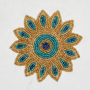 Décoration de Table de mariage en forme de fleur, tapis à perles, napperons et dessous de verre, 1 pièce - Product Image 1