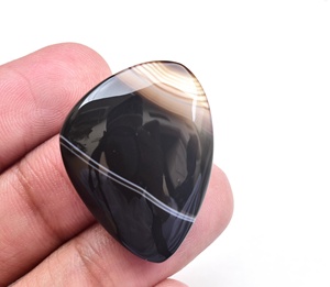 Cabochon en Agate banderole, perles de pierres précieuses naturelles, en vrac, meilleure vente - Product Image 4
