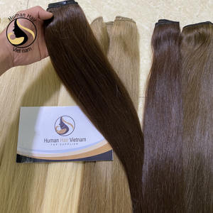 Fábrica de pelo de Color paquete 100g de la trama del pelo extensiones de cabello humano Remy Super DOBLE TEJIDO 12A - Product Image 1