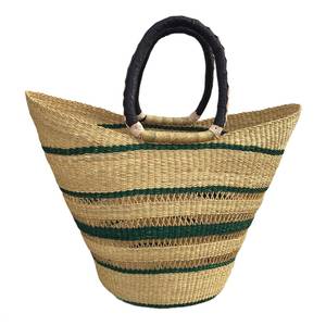 Handicrafts hot design seagrass baskets with handles bolga basket wholesale from vietnam Cheap