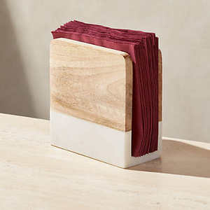Marble & Wood <b>Napkin</b> <b>Holder</b> square Shape <b>Napkin</b> for Hotel Wholesale Home Party Hand Made for Hot Sale Product - Product Image 2