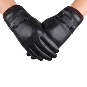 100% gants d'hiver en cuir de haute qualité importés Ski imperméable fonctionnalité d'écran tactile uni appropriée pour l'extérieur décontracté - Product Image 1