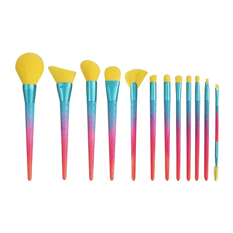 Maange — ensemble de 12 pinceaux de maquillage, brosse à haute brillance, pour correcteur, fards à paupières, maquillage et outils, nouvelle collection été 2022