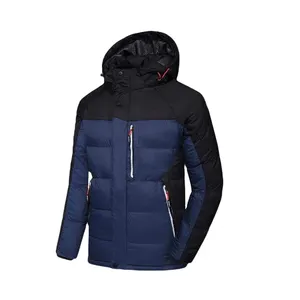Design personalizado Wind break Leve Puffer jaqueta Atacado Ultra Leve Com Capuz Puffer Jacket Mens Acolchoado Respirável