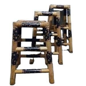 Fauteuil de loisirs en bambou antique, durable et élégant, avec couleur personnalisable et rangement pratique pour le mobilier de salon à domicile - Product Image 1