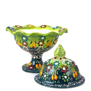 Turkish Hand Painted <b>Sugar</b> <b>Bowl</b> - Product Image 2