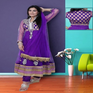 CHURIDAR indio ANARKALI para mujer - Product Image 4