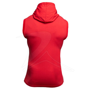 Sudadera con capucha de algodón prémium de alto gramaje para hombre, con cremallera, forro polar, ecológica, con logotipo personalizado, método de tejido de punto, anti-bolitas, transpirable - Product Image 4