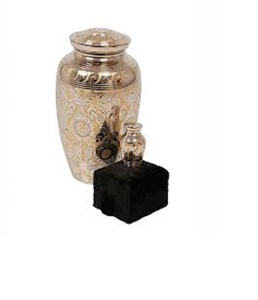 Venta caliente gran cremación latón urna colorido cementerio entierro jarrón para cenizas humanas trajes restos de adultos - Product Image 1