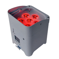 Lot: 12 pièces produits et 1pc flight case 6x18w 6in1 APP contrôle wifi sans fil dmx LED batterie