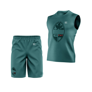 Ensemble de maillots de football avec logo personnalisé pour enfants, uniformes de football avec drapeau américain, design personnalisé, 7v7, - Product Image 3