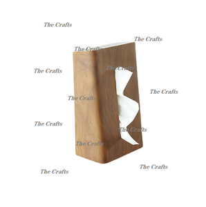 Porte-serviettes en bois dernier modèle, forme et taille personnalisées, boîte à mouchoirs en bois avec porte-serviettes à vendre - Product Image 5