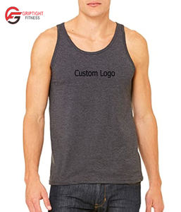 Débardeur en jersey à col rond Athlétique Heather Débardeur en coton unisexe Débardeur en jersey à col rond - Product Image 5