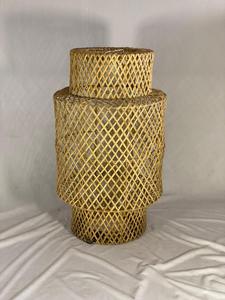 Panier de lampe en rotin d'art japonais fait à la main luminaire extérieur/intérieur polyvalent pour les hôtels de salon et les extérieurs - Product Image 6