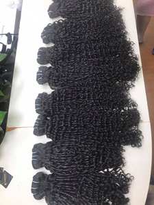 High Quality Vietnamese <b>HUMAN</b> <b>HAIR</b> <b>EXTENSION</b> VIRGIN Remy Romantic curly Bundles Double Machine Weft <b>real</b> factory in Vietnam - Product Image 4