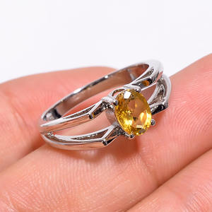 925 plata esterlina múltiples piedras preciosas anillos de moda mujeres con amatista piedra lunar citrino diamante perla bodas fiestas - Product Image 5