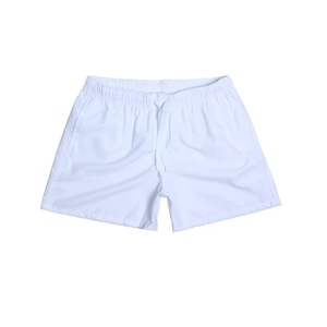 Short Logo en maille personnalisé pour garçon, pantalon court à taille élastique et par Sublimation, vente en gros, élégant pour hommes - Product Image 4